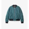 Henna Honkasuo Green Bomber Jacket