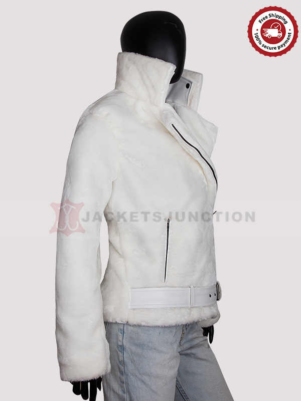 Max Meladze Shearling Jacket Side