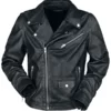 My Chemical Romance New Jersey Cross Black Leather Jacket