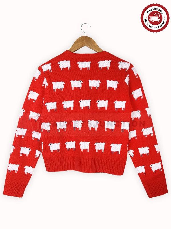 Princess Diana Sheep Red Sweater