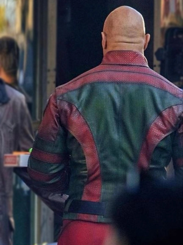 Red One Leather Jacket Dwayne Johnson