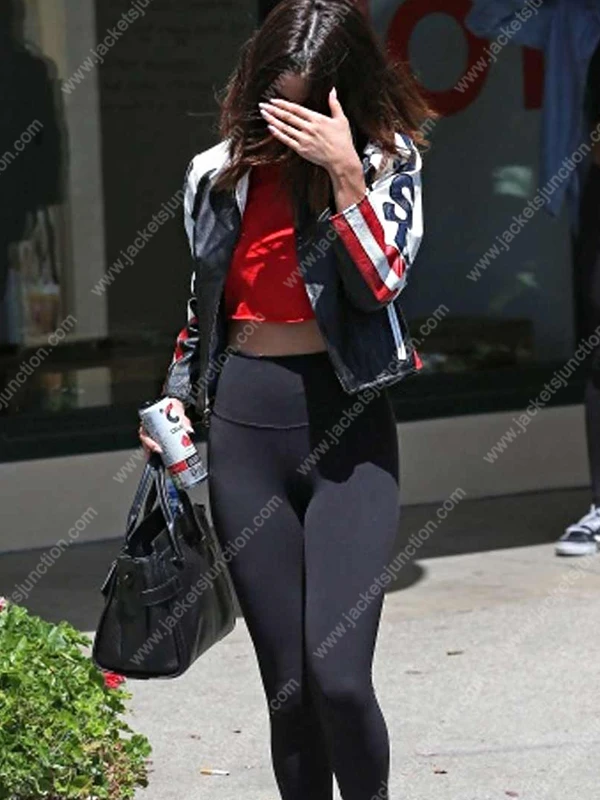 Selena Gomez USA Flag Jacket