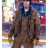 Snow Day 2022 Jerry Trainor Brown Jacket