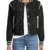 Station 19 Maya Bishop Black Bomber Jacket