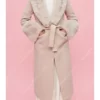 The Recruit 2022 Laura Haddock Beige Fur Coat