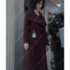 The Recruit Amelia Salazar Maroon Coat