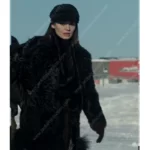 The Recruit Max Meladze Black Fur Coat