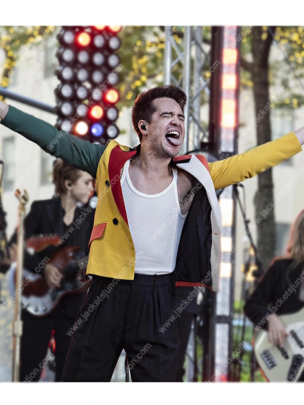 The Today Show Brendon Urie Double Breasred Blazer