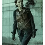 The Walking Dead City Maggie Rhee Leather Vest