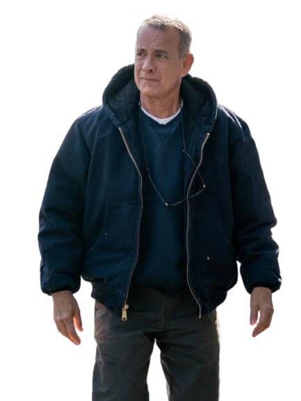 Tom Hanks Blue Hooded Jacket