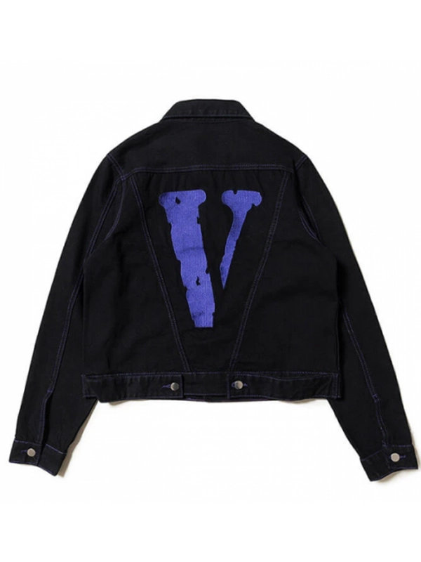 VLONE Friends Denim Purple Jacket