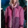 Wednesday Enid Sinclair Pink Bubble Wrap Jacket