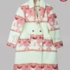 Yellowstone Beth Dutton Pink Coat Front