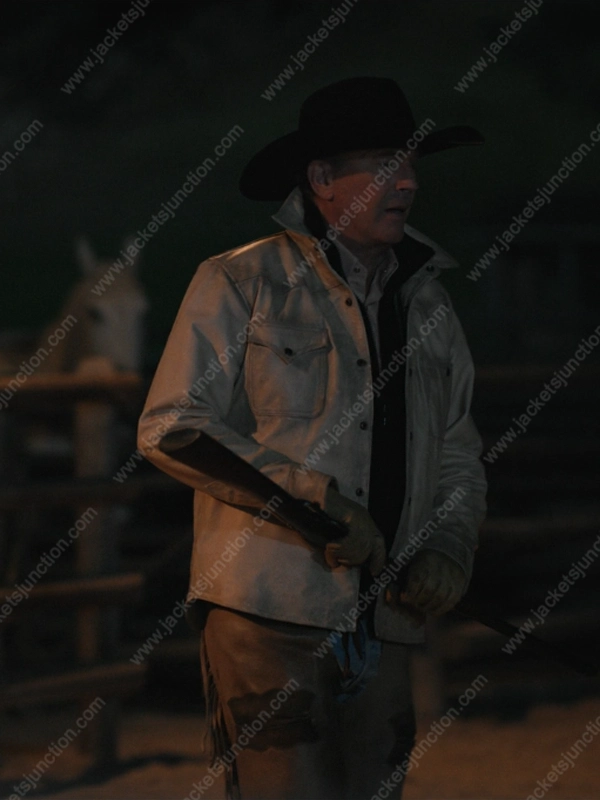 Yellowstone John Dutton Leather Jacket