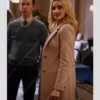 Brianne Howey Beige Coat