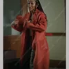 Camille Parks Harlem Orange Coat