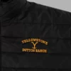 Dutton Ranch Yellowstone Black Puffer Jacket