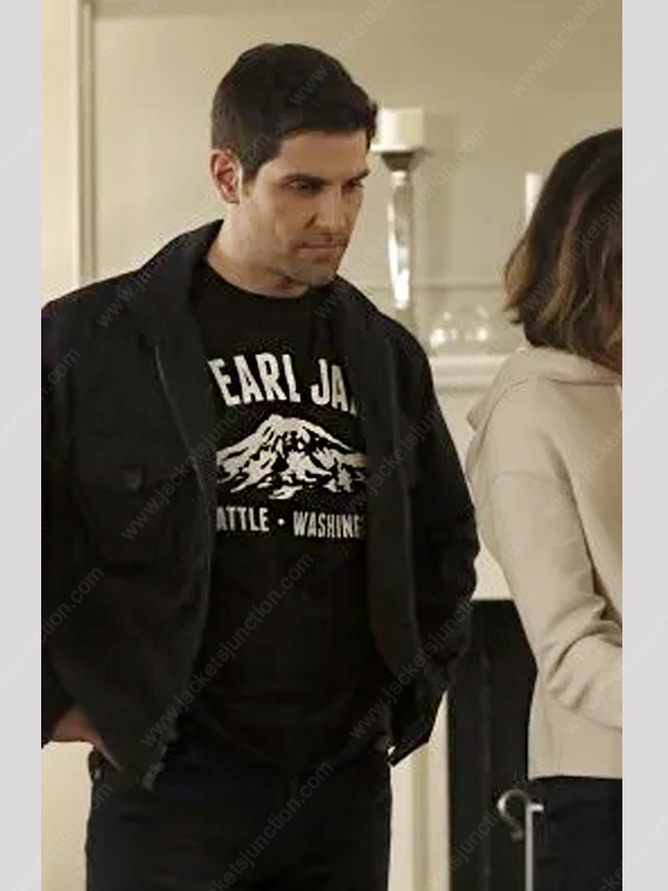 Eddie Saville A Million Little Things S05 David Giuntoli Black Jacket