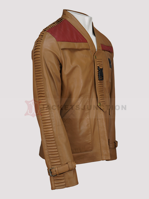 Finn Star Wars The Force Awaken John Boyega Leather Jacket