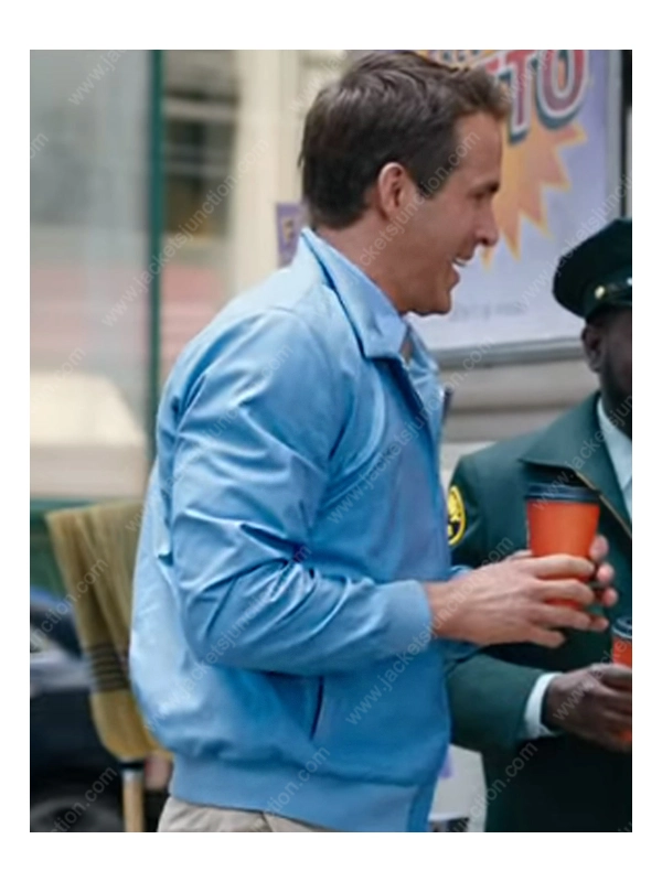 Free Guy Ryan Reynolds Blue Jacket