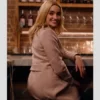 Georgia Brianne Howey Beige Coat