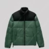 Ginny & Georgia Green & Black Puffer Jacket