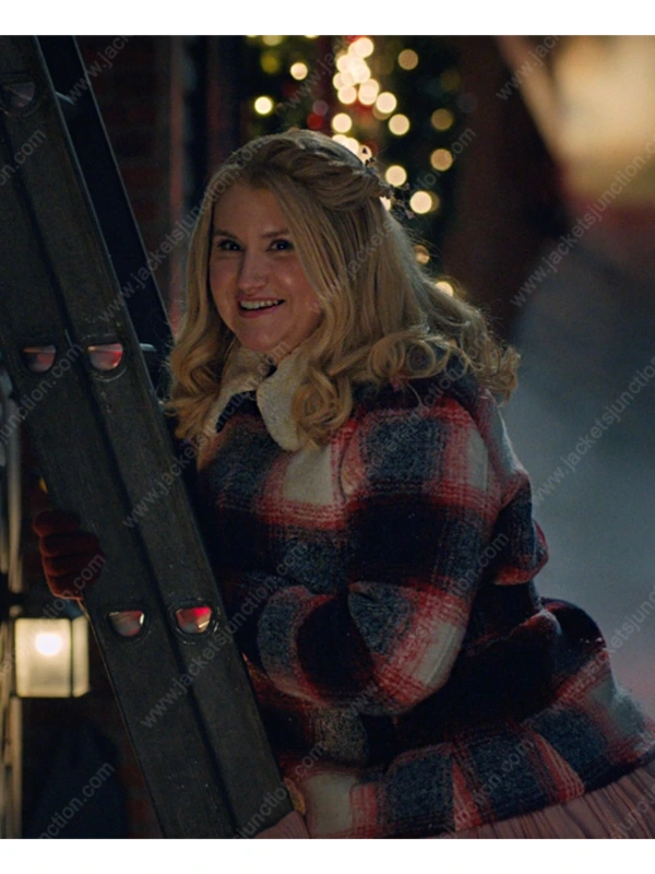 Godmothered Jillian Bell Plaid Jacket