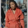 Harlem Camille Parks Orange Coat