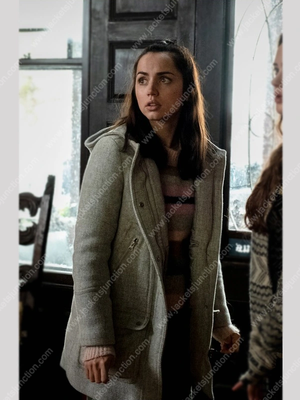 Knives Out Marta Cabrera Gray Coat