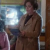 Marcia Gay Harden Brown Coat