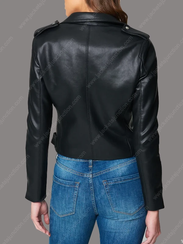 Moonshine Jennifer Finnigan Black Leather Jacket