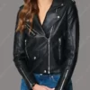 Moonshine Lidia Bennett Black Leather Jacket