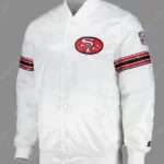 San Francisco 49ers Lead-Off Raglan Jacket - Jackets Junction