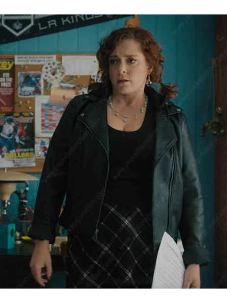 Rachel Bloom Black Leather Jacket