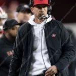 Red San Francisco 49ers Kyle Shanahan Hoodie - Jackets Junction