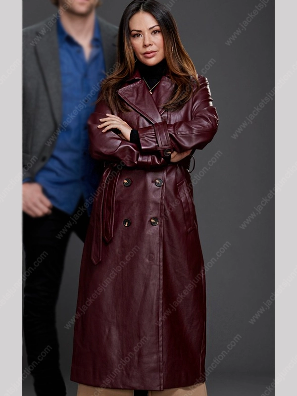 Sophie McClure Leather Trench Coat