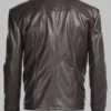 Star Wars The Last Jedi Oscar Isaac Brown Leather Jacket