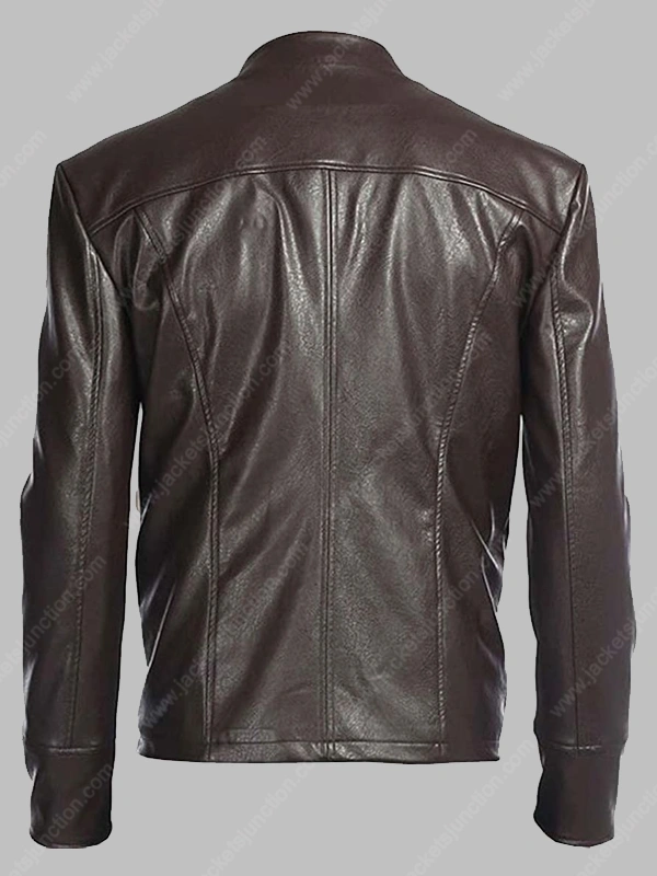 Star Wars The Last Jedi Oscar Isaac Brown Leather Jacket