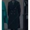 The Handmaids Tale Fred Waterford Black Trench Coat