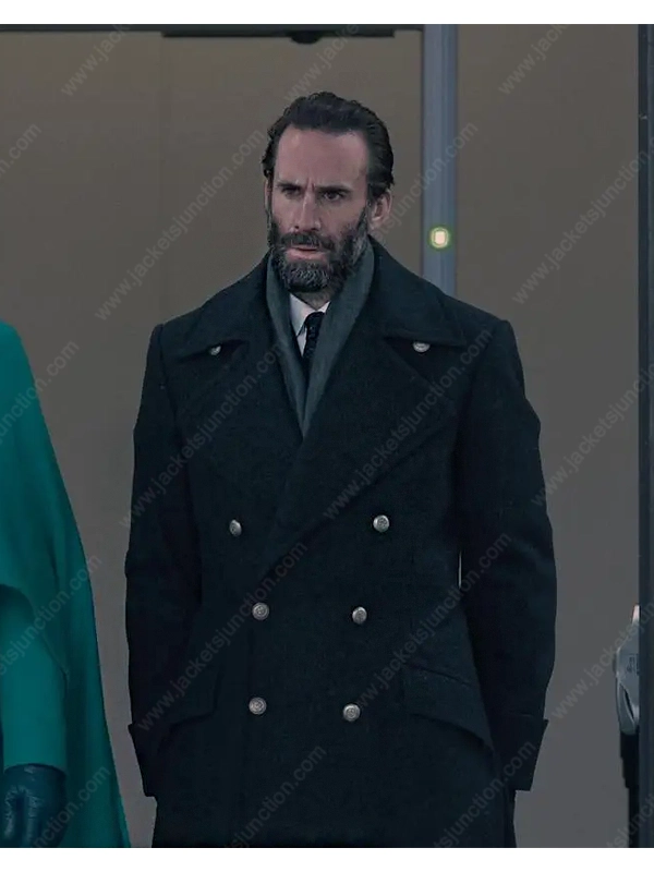 The Handmaids Tale Joseph Fiennes Black Trench Coat