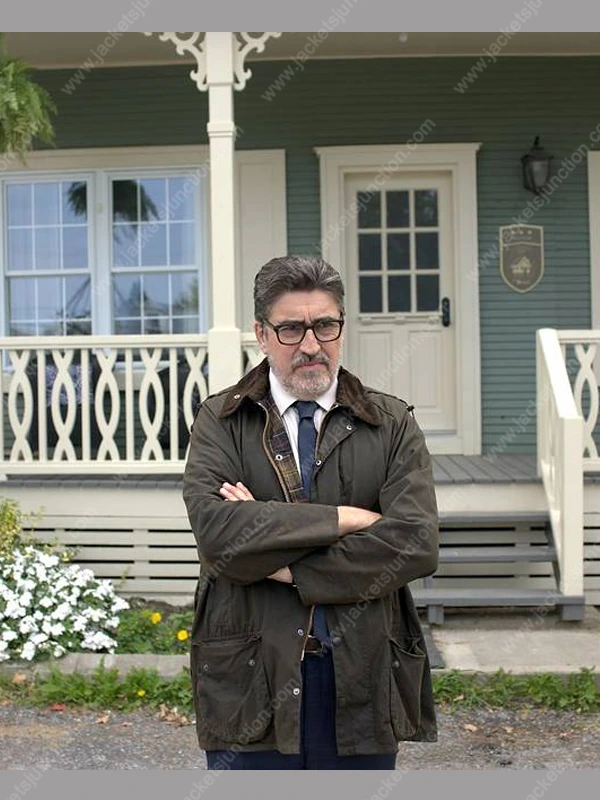 Three Pines Alfred Molina Gray Jacket