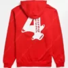 Unisex 4Hunnid Worldwide Red Hoodie