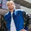 WWE Logan Paul Blue Bomber Jacket