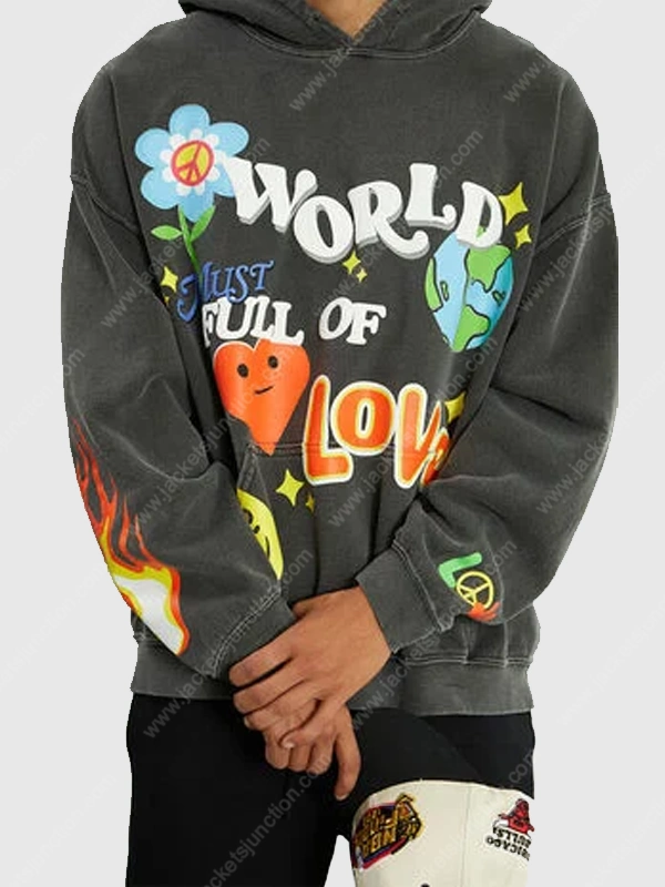 World Of Love Grey Hoodie