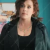 Your Place or Mine Rachel Bloom Leather Jacket