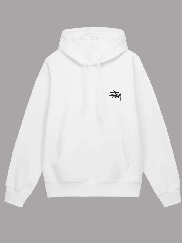 Unisex Pullover Basic Stussy Hoodie - Jackets Junction