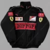 Black F1 Ferrari Bomber Jacket