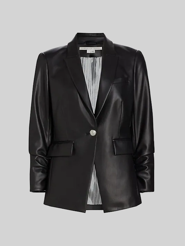 Brooke Logan Leather Blazer