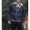 Cheyenne Jackson Shearling Denim Jacket