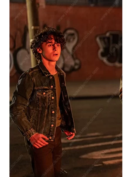 City On Fire Wyatt Oleff Denim Jacket